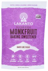 Lakanto Sugar-Free Monkfruit Baking Sweetener 16 oz