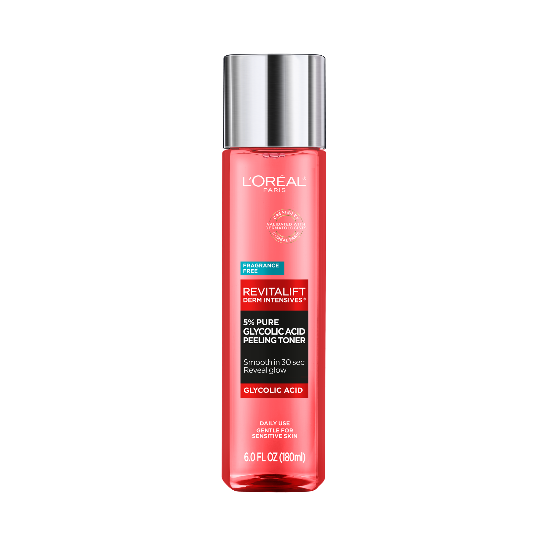 slide 1 of 5, L'Oréal L'Oreal Paris Revitalift Derm Intensives 5% Glycolic Acid Peeling Toner - 6 fl oz, 6.1 oz