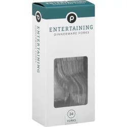 Publix Entertaining Dinnerware Clear Plastic Forks