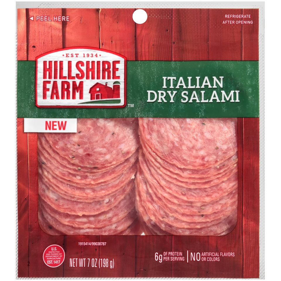 slide 1 of 4, Hillshire Farms Italian Dry Salami, 7 oz