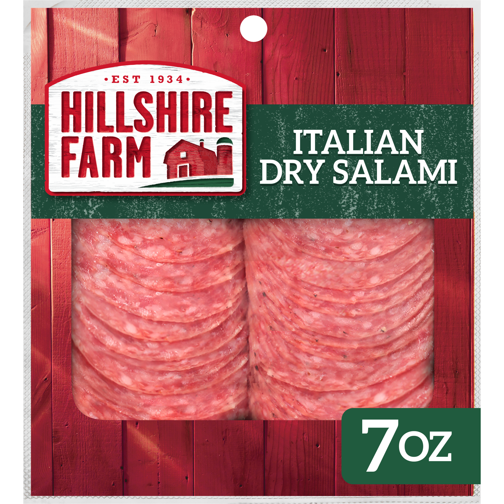 slide 1 of 9, Hillshire Farm Italian Dry Salami Sandwich Meat, 7 oz, 198.45 g