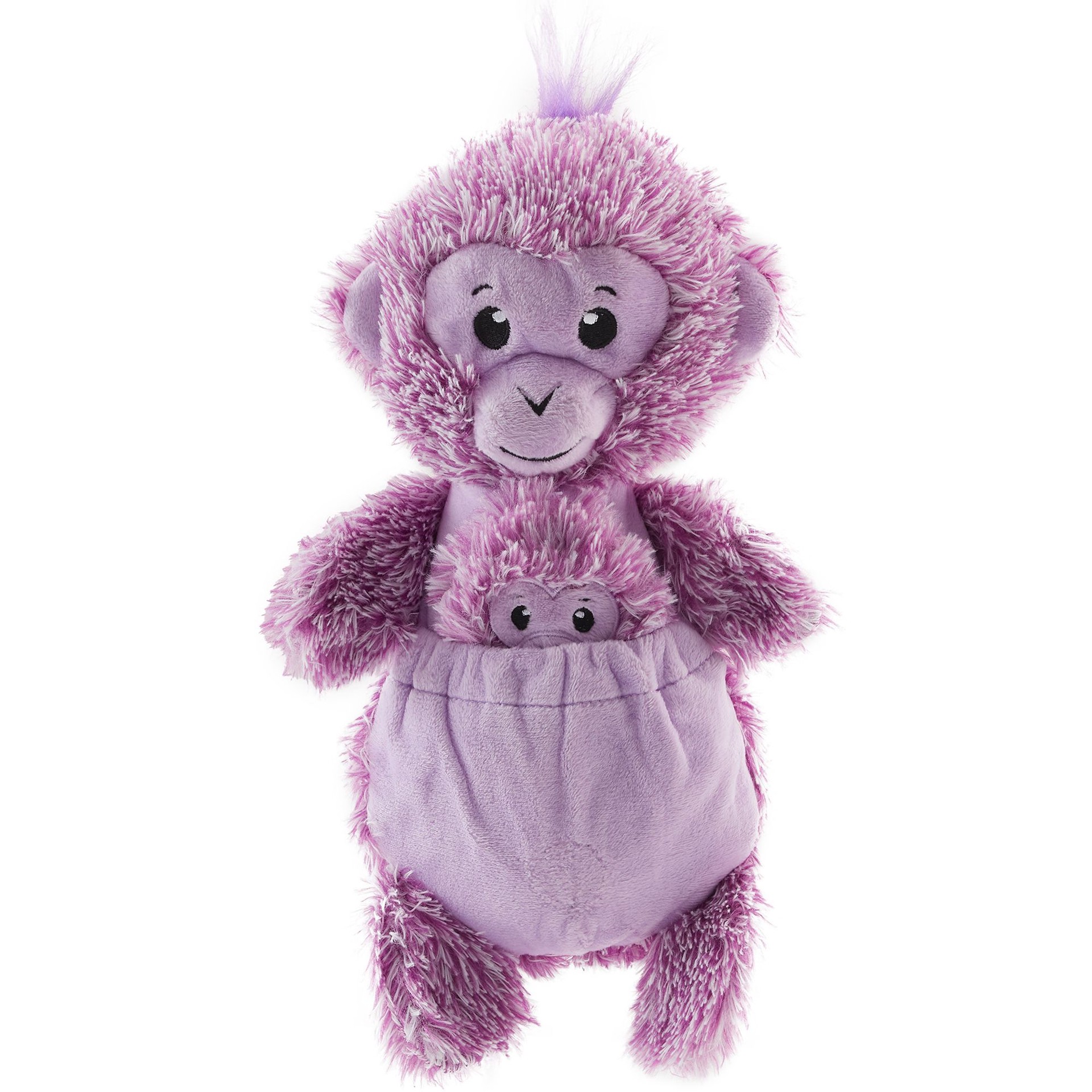 slide 1 of 1, Outward Hound Pouch Pals Monkey Plush Puzzle Dog Toy, 1 ct