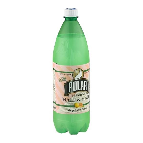 slide 1 of 2, Polar Premium Half & Half Grapefruit Lemon Beverage - 1 liter, 1 liter