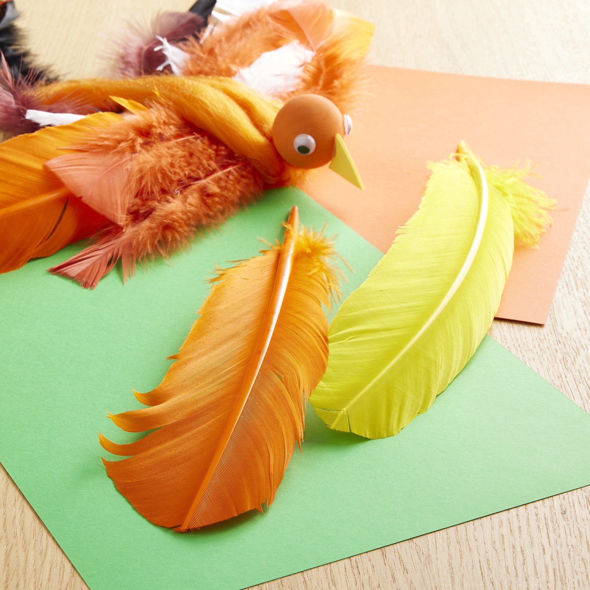 slide 2 of 3, Quill Feather Mix By Creatology, 10 in - 13 in