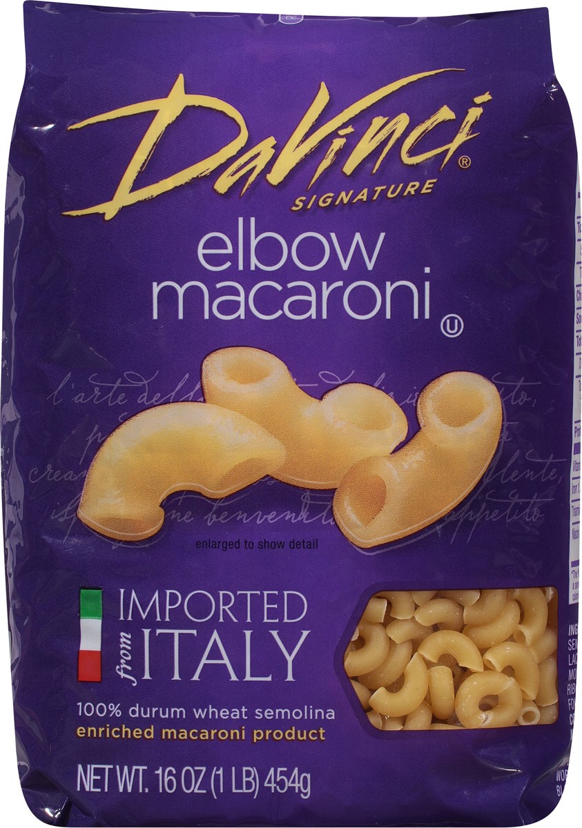 slide 7 of 11, DaVinci Elbow Macaroni, 16 oz