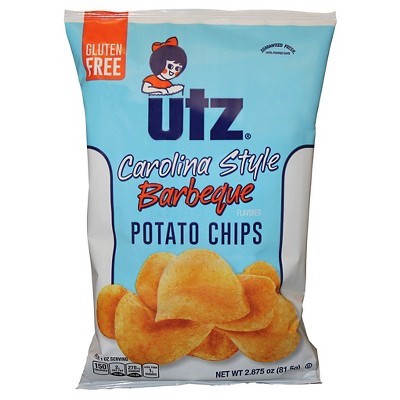 slide 1 of 1, Utz Carolina Style Barbeque Potato Chips, 2.87 oz