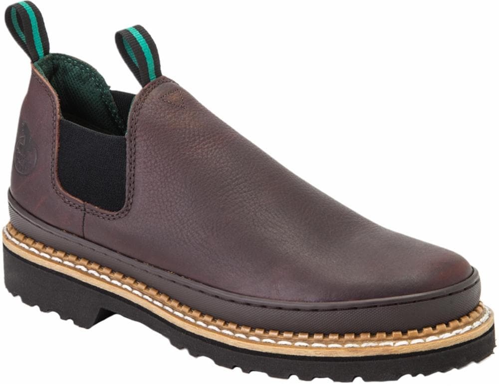 slide 1 of 1, Georgia Romeo Heel Men's Work Shoes - Soggy Brown, 1 ct