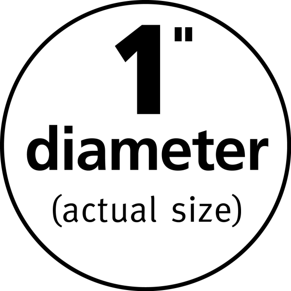 slide 4 of 10, Avery Removable Round Multipurpose Labels, 6450, White, 945 ct; 1 in