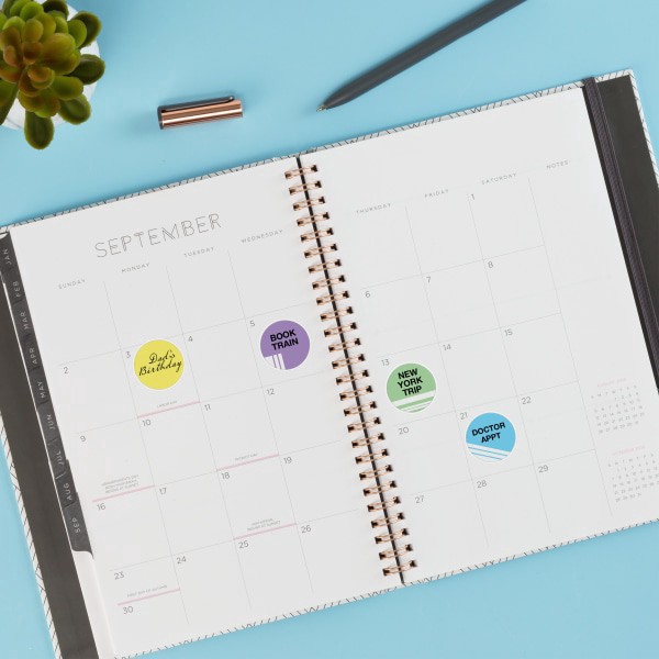 slide 9 of 10, Avery Removable Round Multipurpose Labels, 6450, White, 945 ct; 1 in