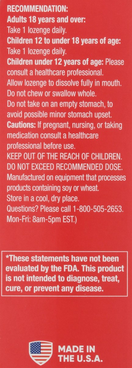 slide 13 of 13, Defend-Eeze Lozenges Natural Elderberry Flavor Immune Support 30 ea, 30 ct