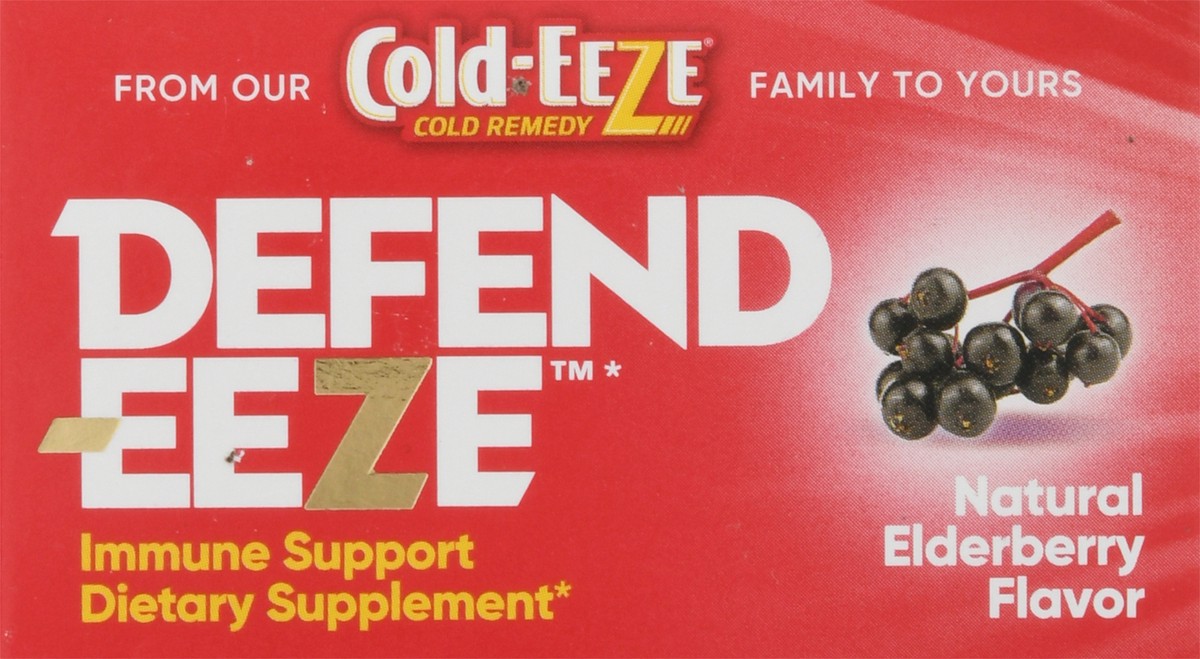 slide 5 of 13, Defend-Eeze Lozenges Natural Elderberry Flavor Immune Support 30 ea, 30 ct