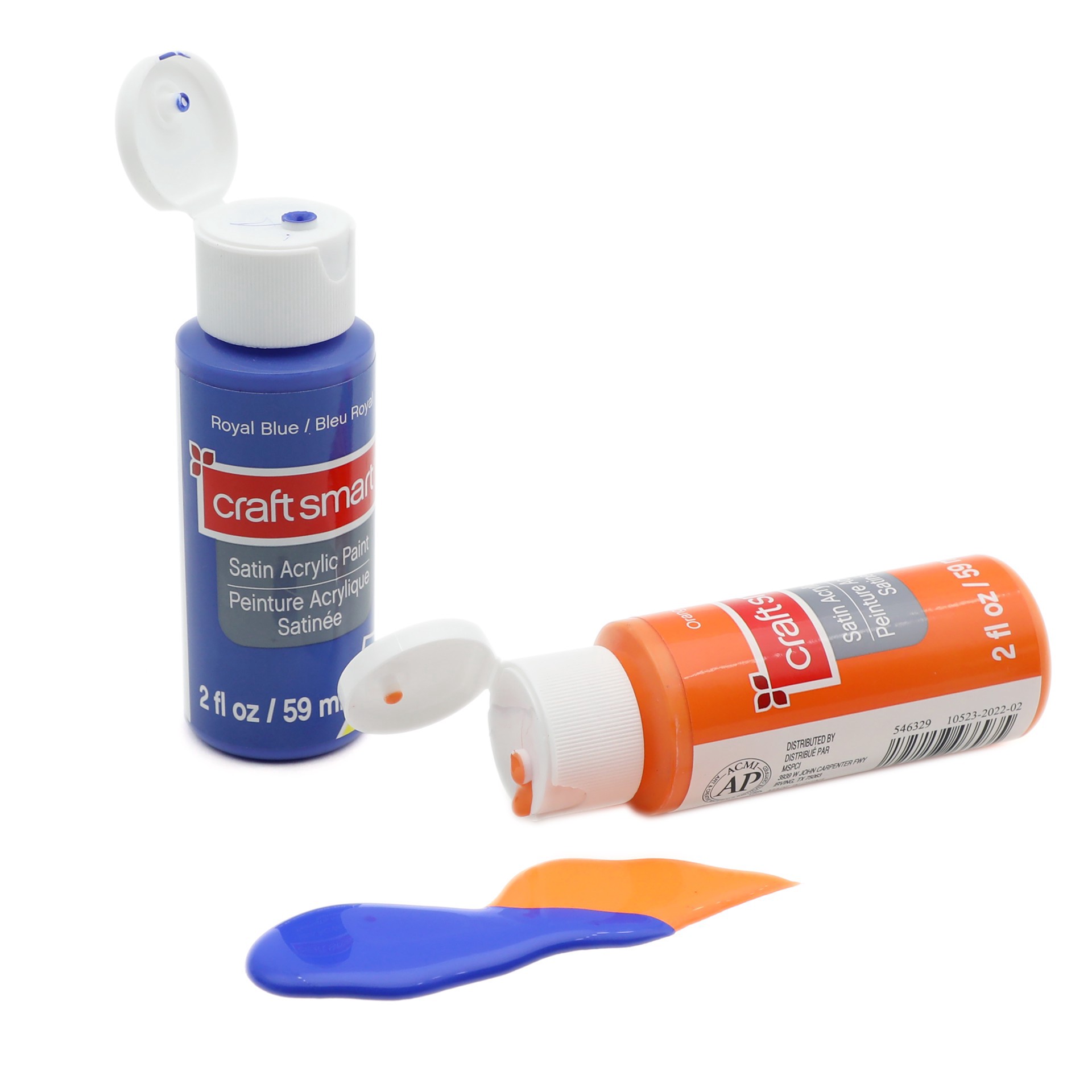 slide 6 of 6, Satin Classic Acrylic Paint Set By Craft Smart, 2 fl oz