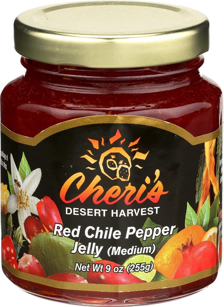 slide 2 of 4, Cheri's Desert Harvest Red Chile Pepper Jelly, 9 oz