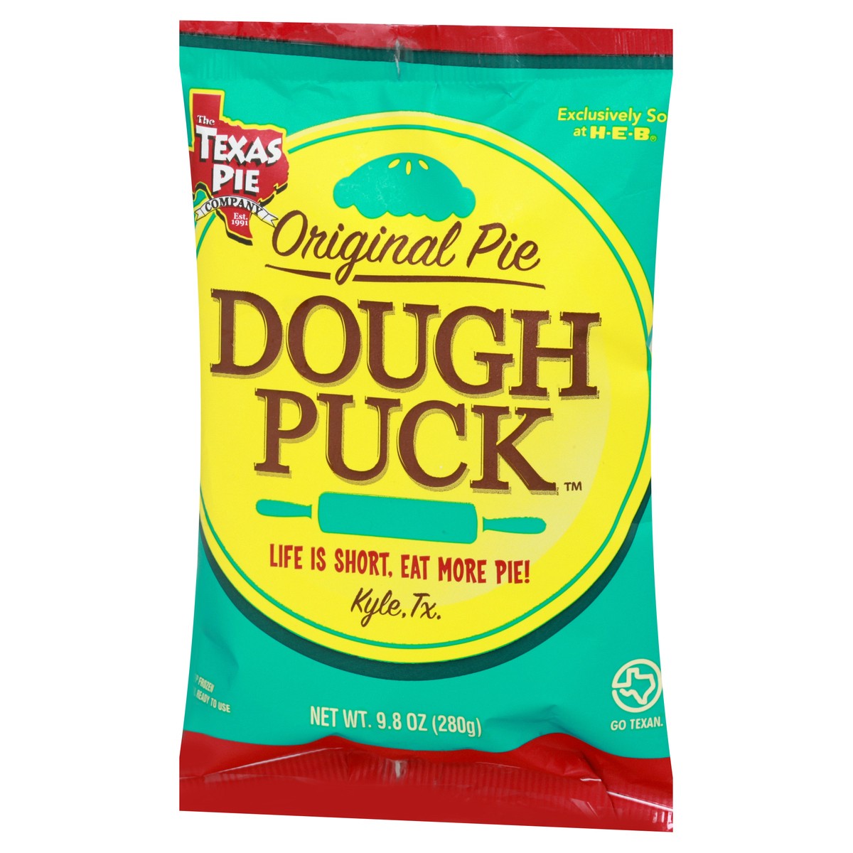 slide 3 of 10, Texas Pie Company Dough Puck, Original Pie, 9.8 oz