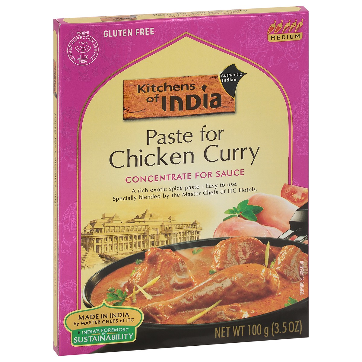 slide 2 of 9, Kitchens of India Chicken Curry Paste, 3.5 oz