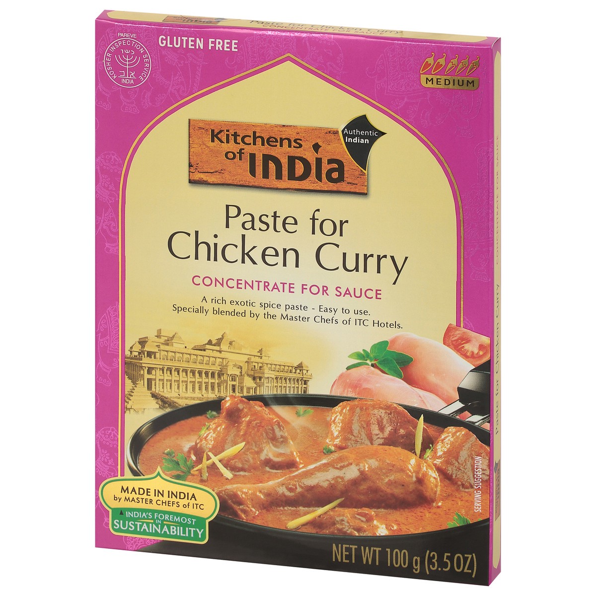 slide 3 of 9, Kitchens of India Chicken Curry Paste, 3.5 oz