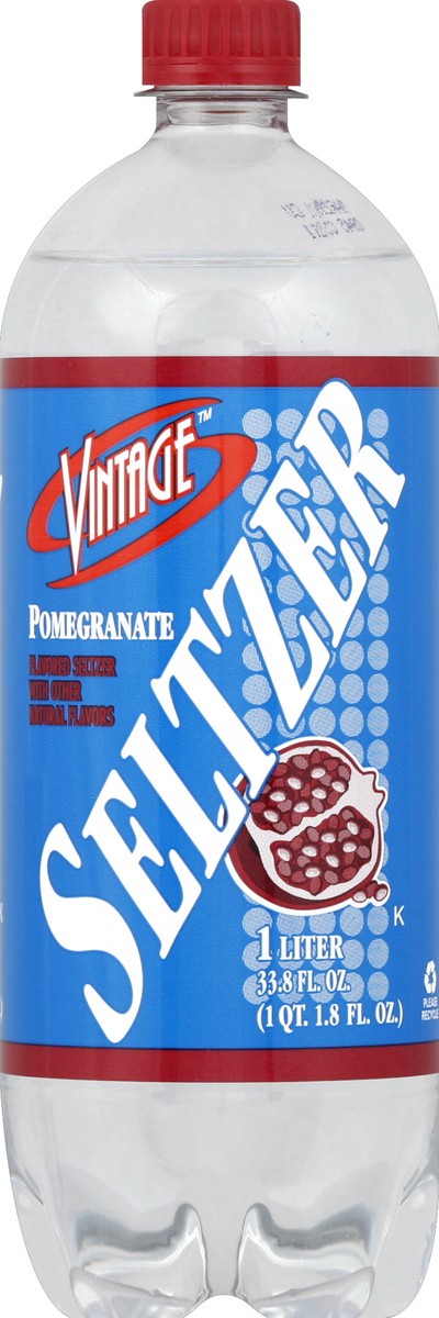 slide 4 of 4, Vintage Seltzer - Pomegranate, 33.8 fl oz