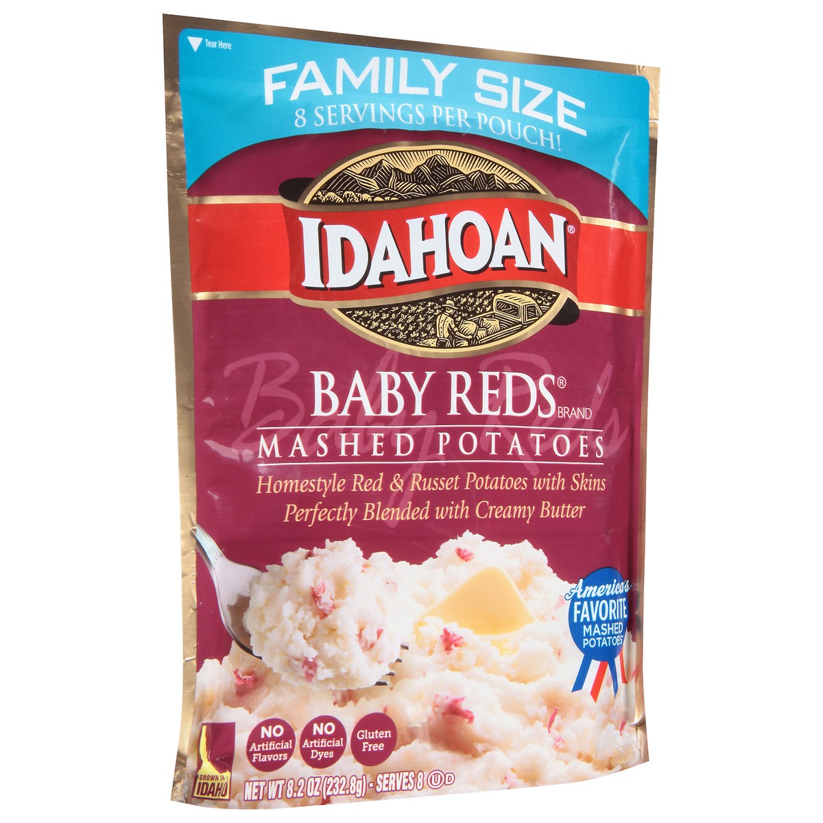 slide 2 of 9, Idahoan Baby Reds Mashed Potatoes Family Size, 8.2 oz