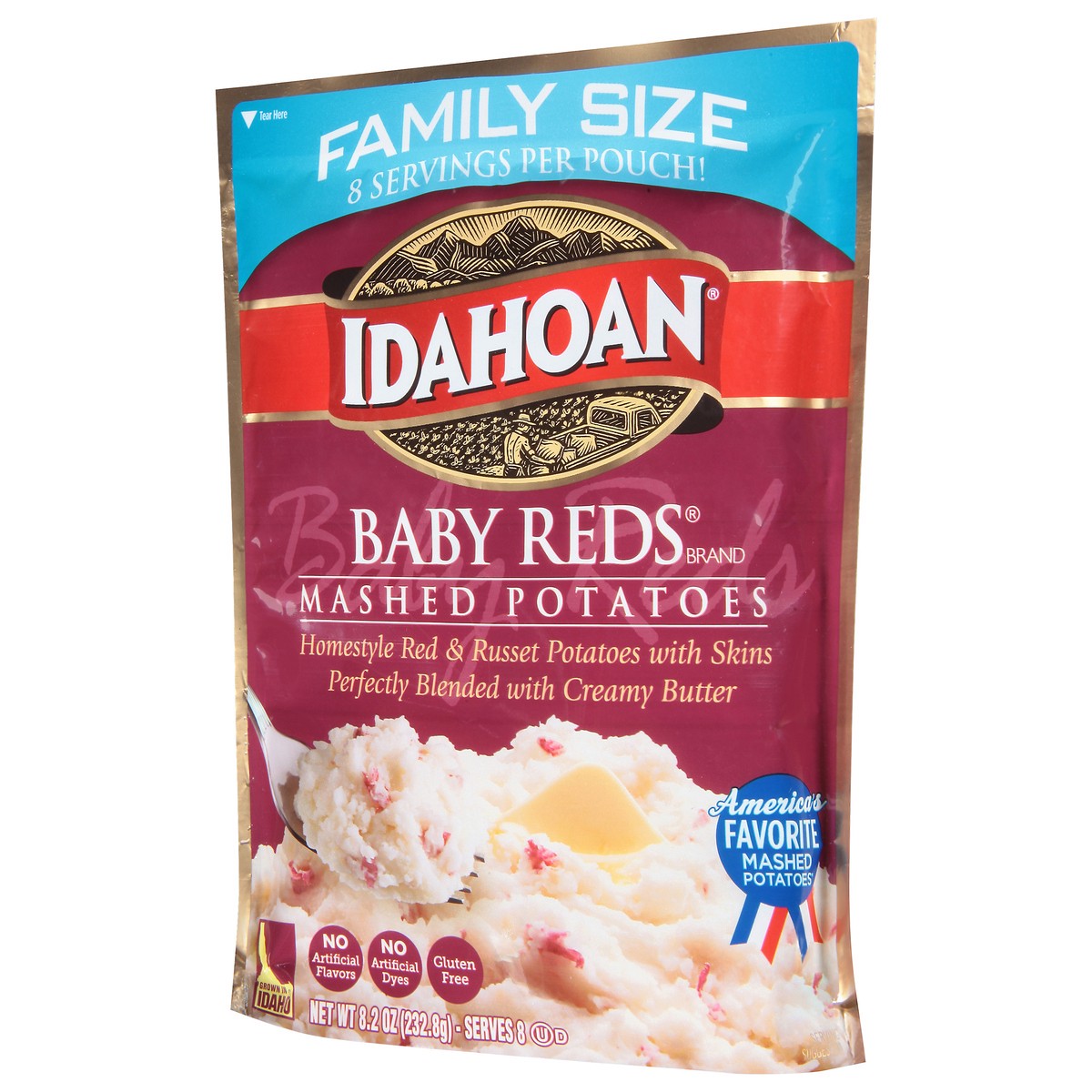 slide 3 of 9, Idahoan Baby Reds Mashed Potatoes Family Size, 8.2 oz