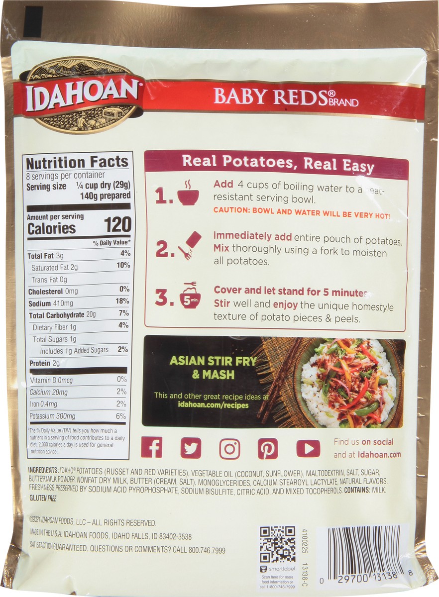 slide 6 of 9, Idahoan Baby Reds Mashed Potatoes Family Size, 8.2 oz