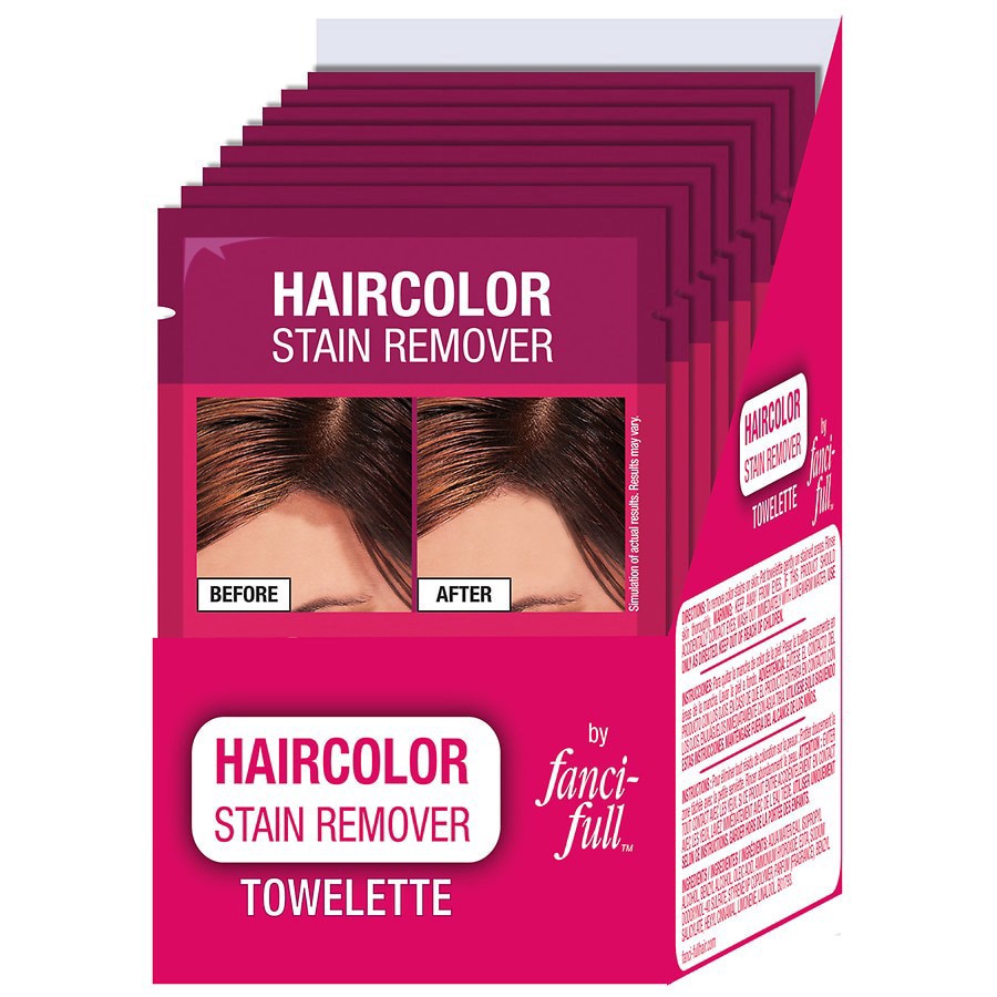 slide 5 of 5, Fanci-Full Haircolor Stain Remover, Towelette, 0.33 oz
