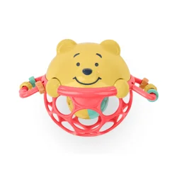 Bright Starts Disney Baby Winnie the Pooh Jingle & Shake Rattle Toy with Easy-Grasp Oball Technology