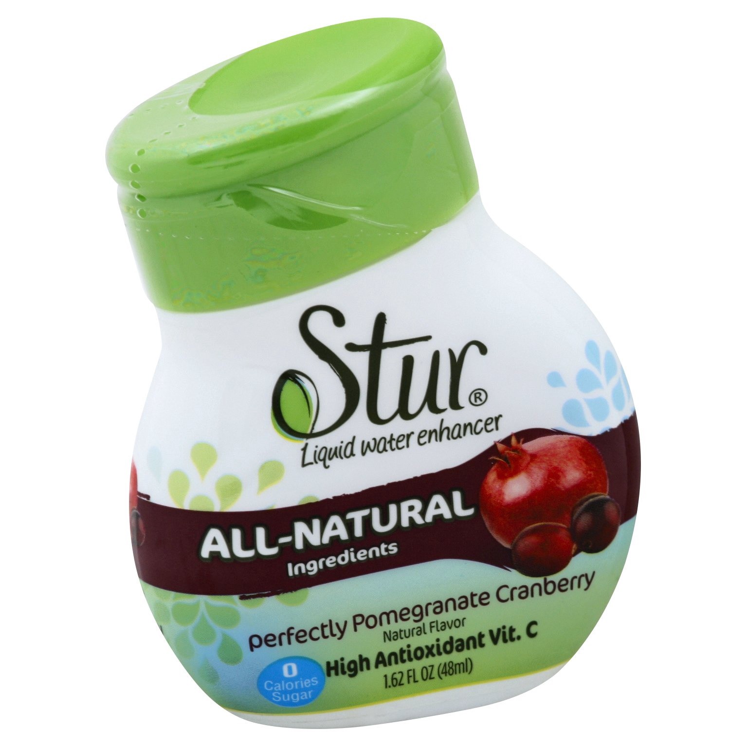 slide 1 of 2, Stur Liquid Water Enhancer Purely Pomegranate Cranberry - 1.42 fl oz, 1.42 fl oz