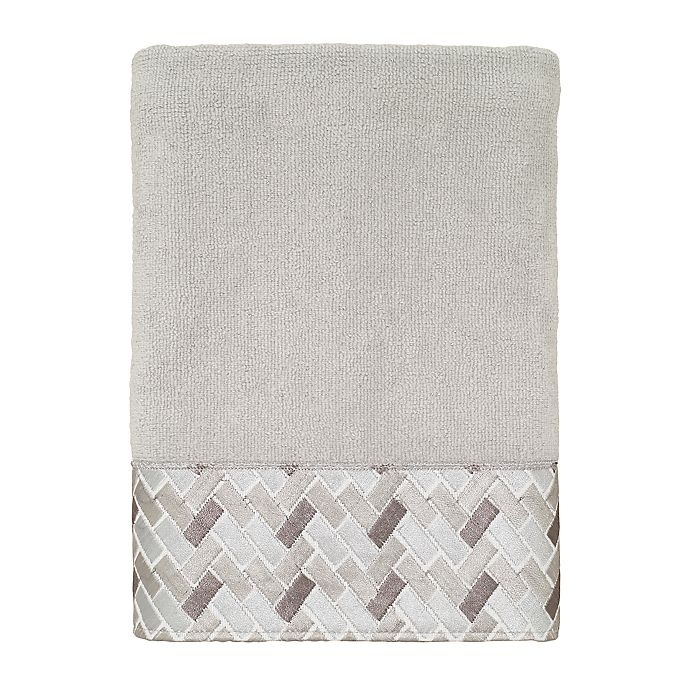 slide 1 of 2, Avanti Carrara Hand Towel - SIlver, 1 ct