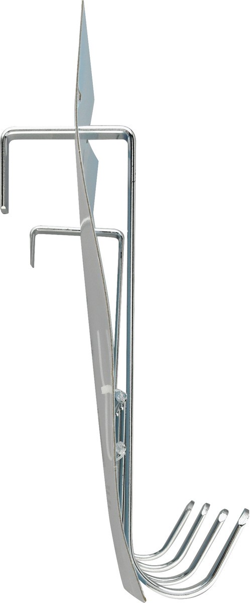 slide 8 of 9, Whitmor R&R Over the Door Hooks Chrome, 1 ct