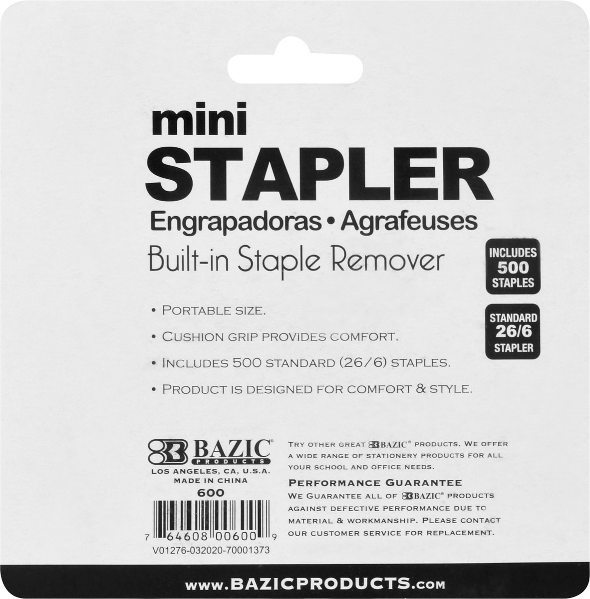 slide 3 of 8, Bazic Mini Stapler 1 ea, 1 ct