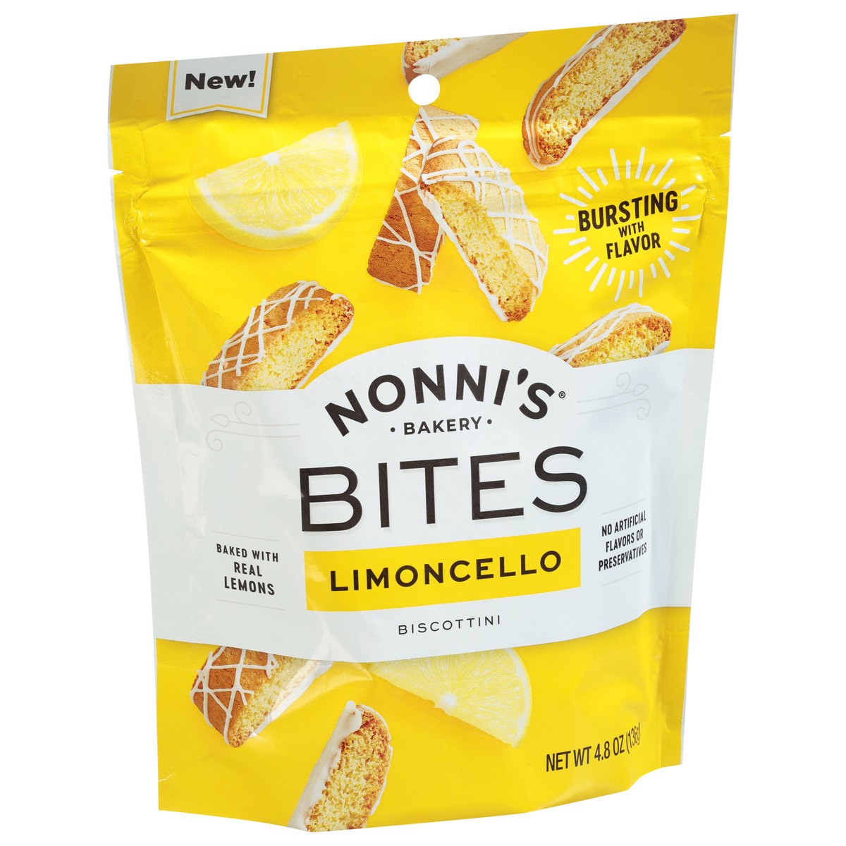 slide 8 of 9, Nonni's Biscottini Limoncello Bites 4.8 oz, 4.8 oz