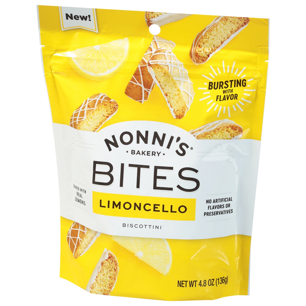 slide 3 of 9, Nonni's Biscottini Limoncello Bites 4.8 oz, 4.8 oz