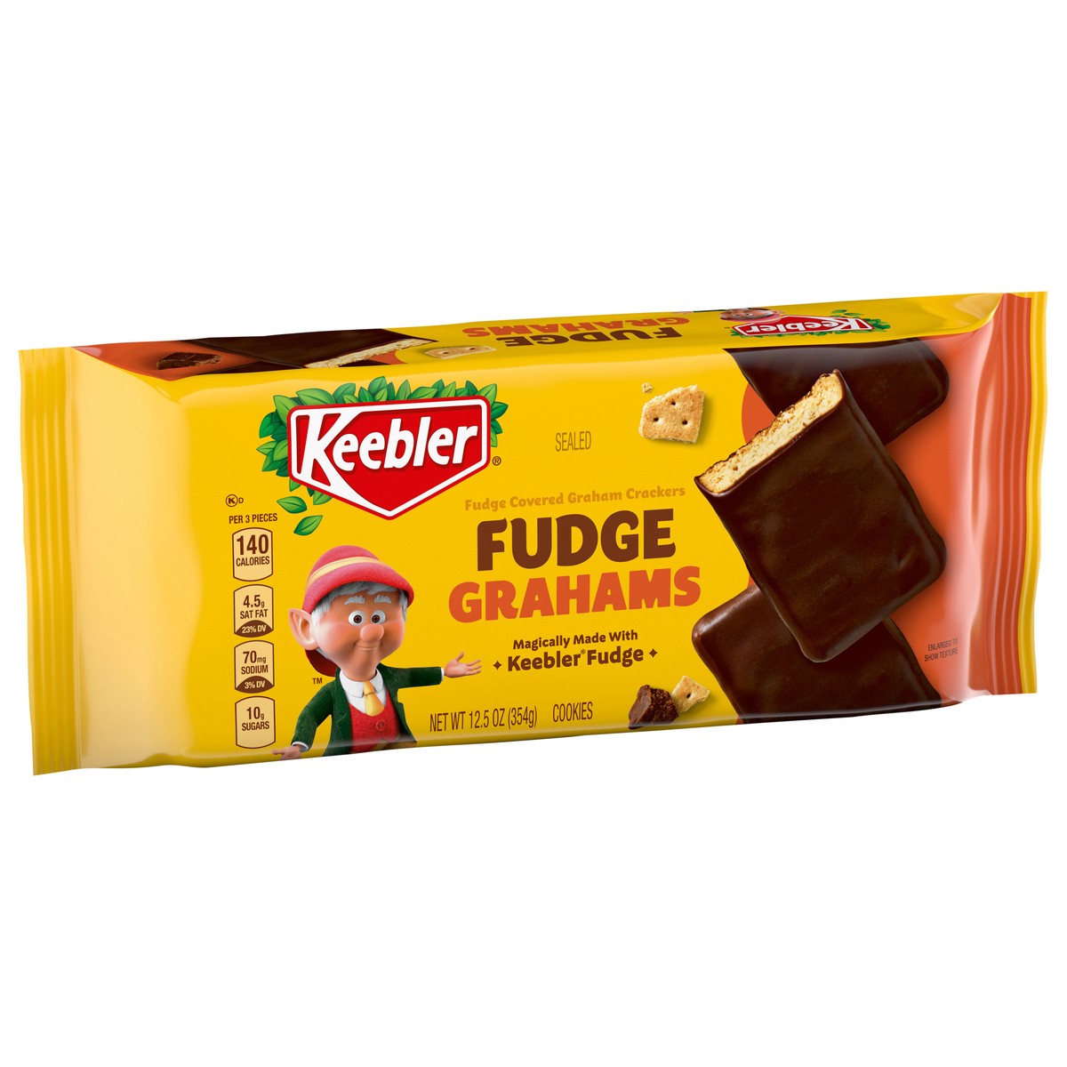 slide 3 of 4, Keebler Deluxe Grahams Original Cookies 12.5 oz, 12.5 oz