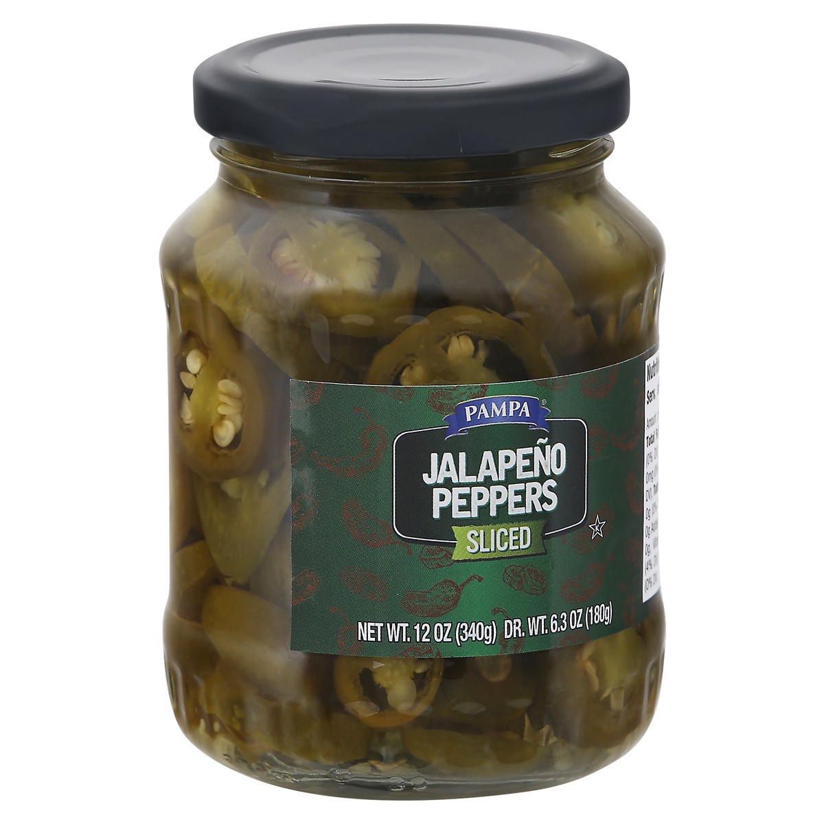 slide 6 of 13, Pampa Sliced Jalapeno Peppers 12 oz, 12 oz