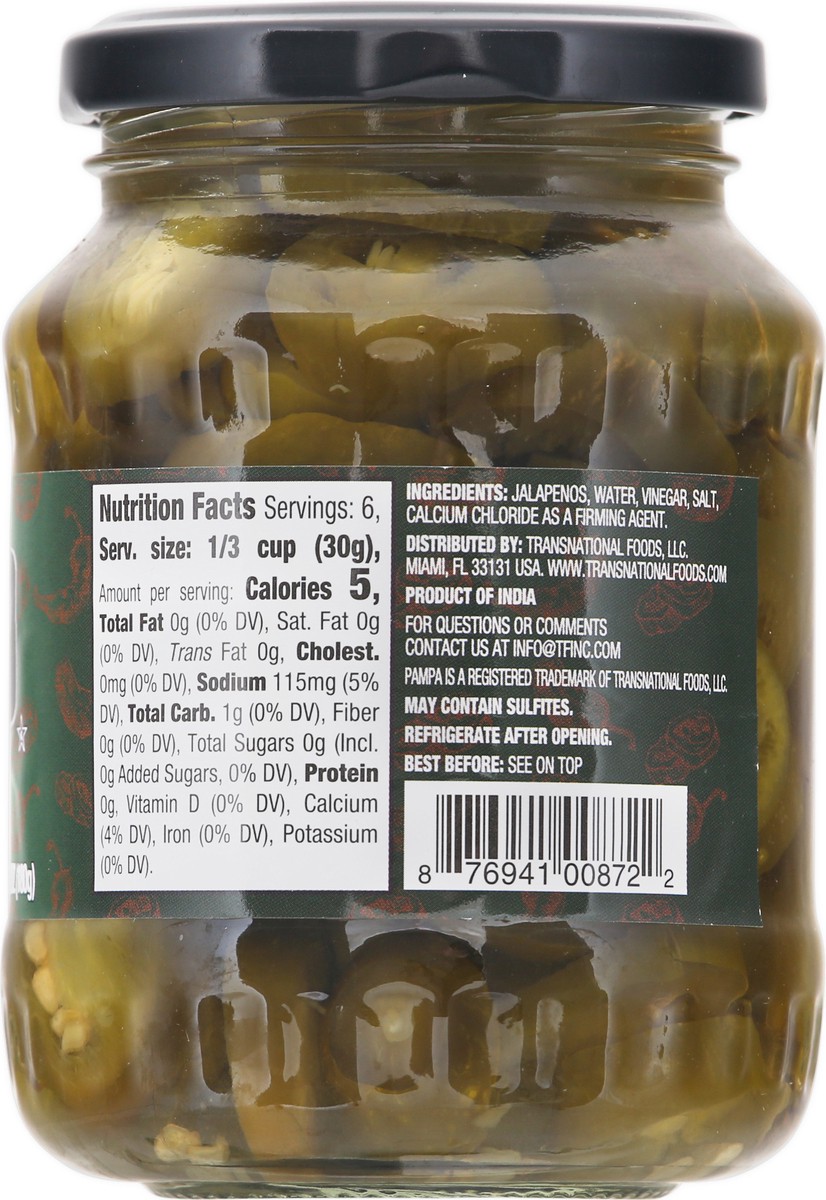 slide 10 of 13, Pampa Sliced Jalapeno Peppers 12 oz, 12 oz