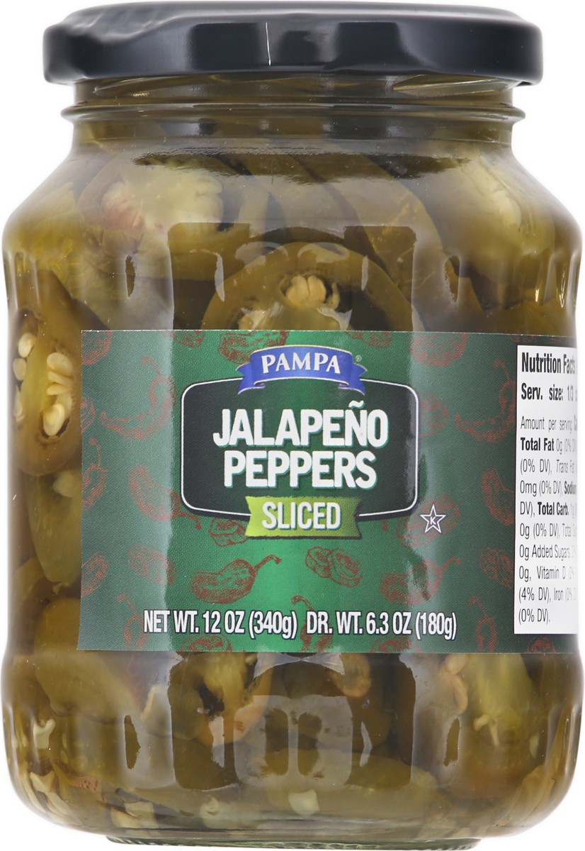 slide 12 of 13, Pampa Sliced Jalapeno Peppers 12 oz, 12 oz