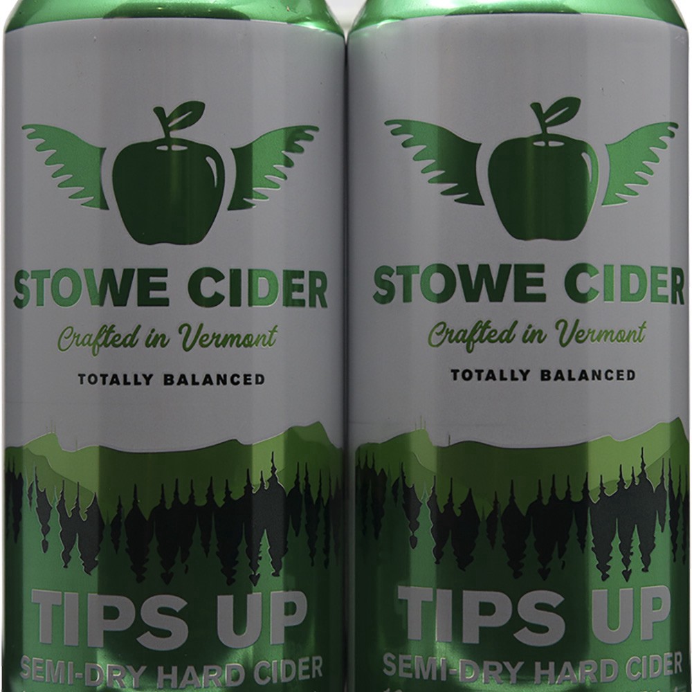 slide 1 of 1, Stowe Cider Tips Up, 16 oz