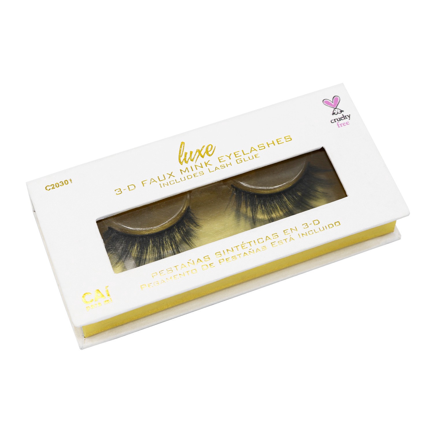 slide 3 of 3, CAI Para Mi 3D Faux Mink Eyelashes, Luxe, 1 ct