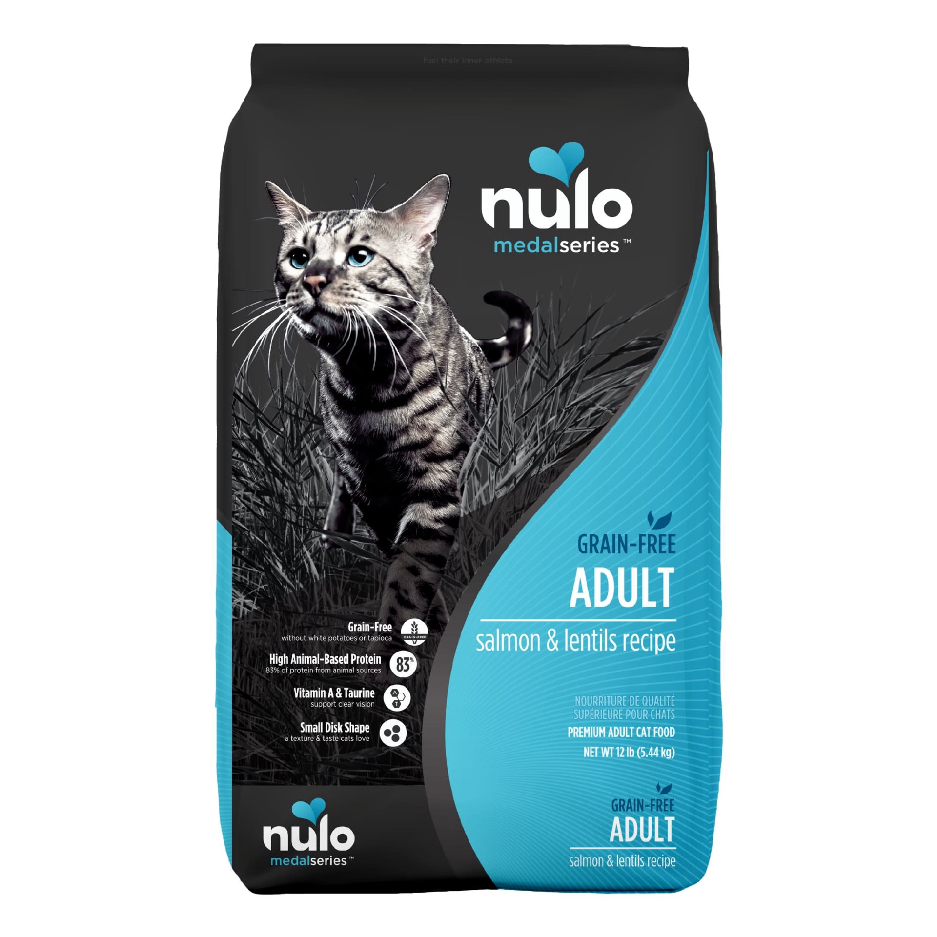 slide 1 of 1, Nulo MedalSeries Adult Dry Cat Food - Grain Free, Salmon, 12 lb