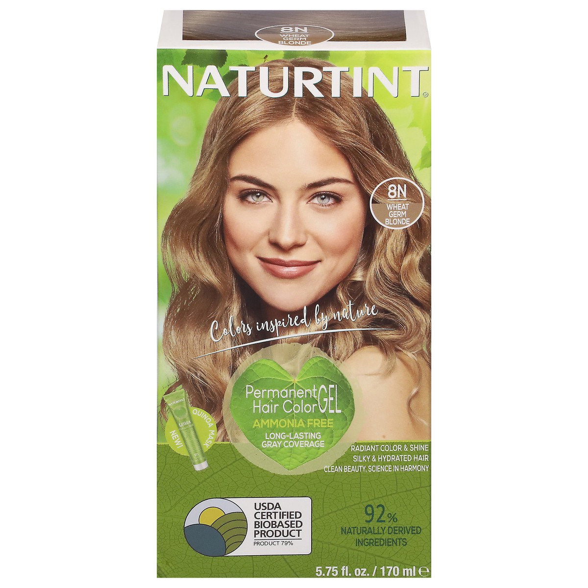 slide 1 of 9, Naturtint Wheat Germ Blonde Hair Color, 5.75 fl oz