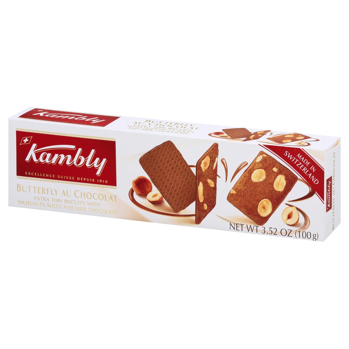 slide 9 of 13, Kambly Butterfly Au Chocolat 3.52 oz, 