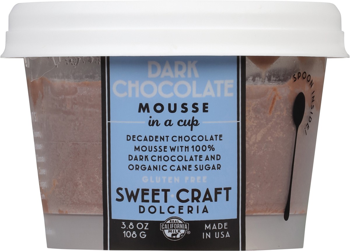 slide 5 of 14, Sweet Craft Dolceria Gluten Free Dark Chocolate Mousse in a Cup 3.8 oz, 3.8 oz