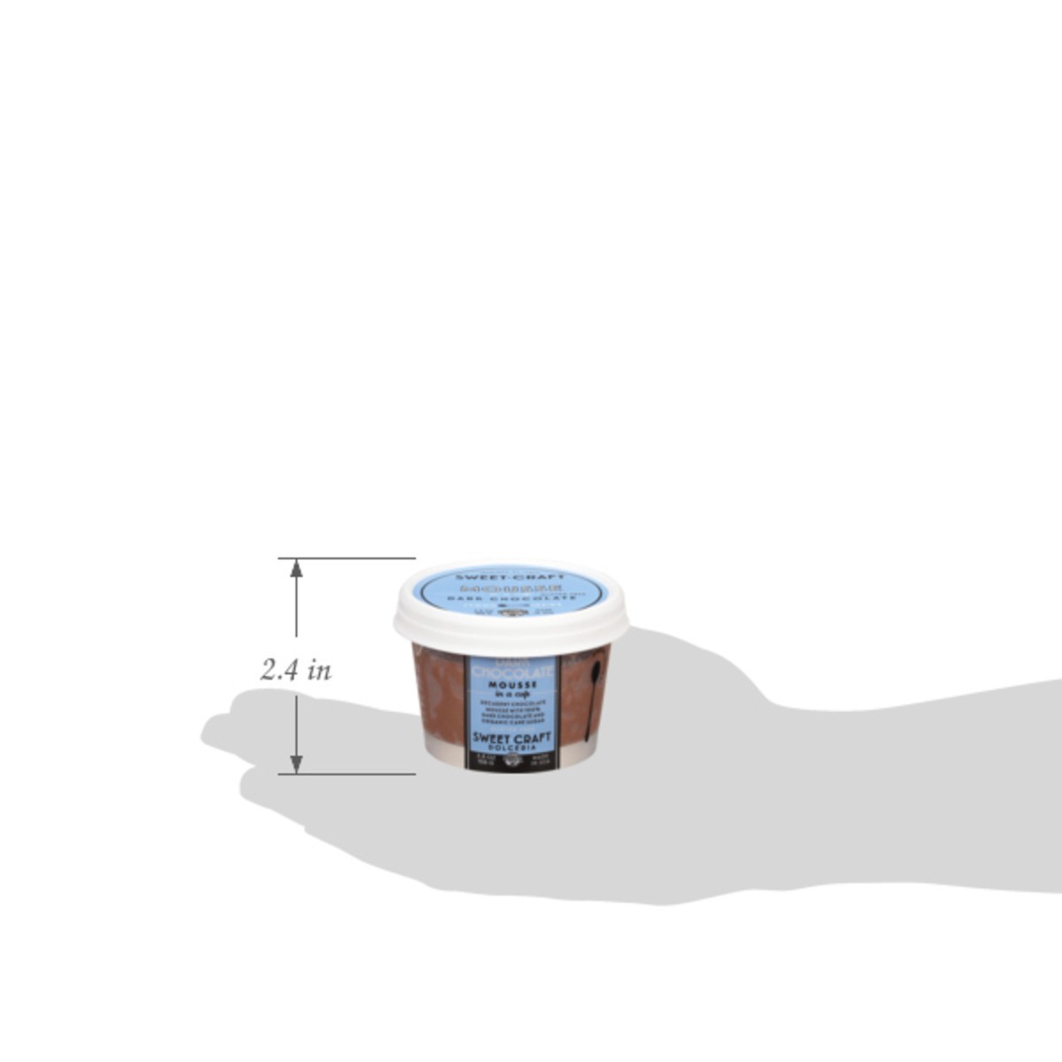 slide 3 of 14, Sweet Craft Dolceria Gluten Free Dark Chocolate Mousse in a Cup 3.8 oz, 3.8 oz