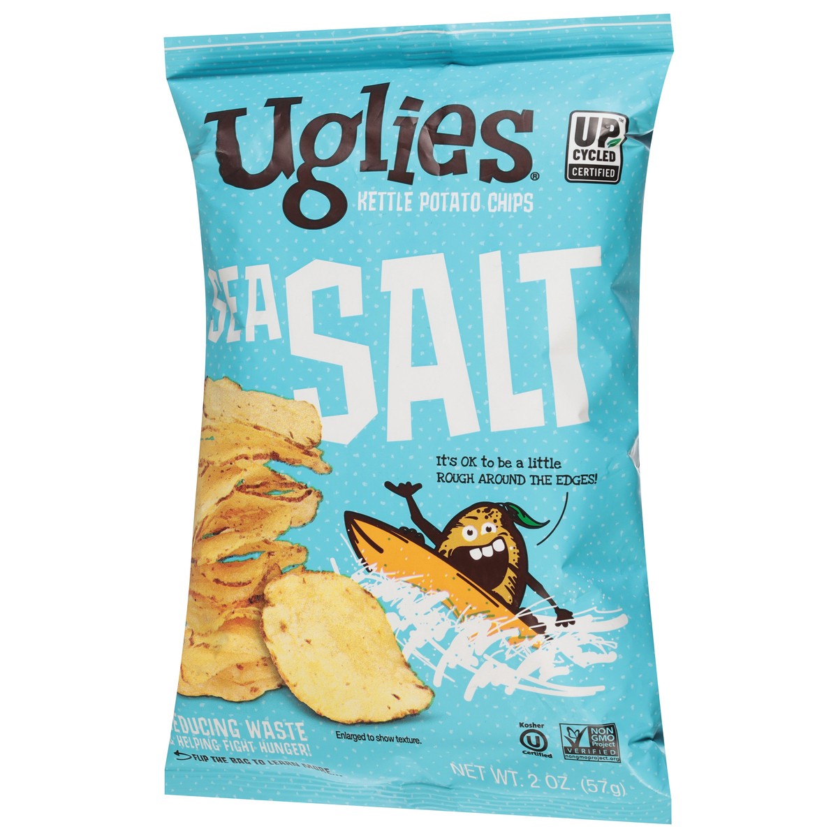 slide 11 of 14, Uglies Kettle Sea Salt Potato Chips 2 oz, 2 oz