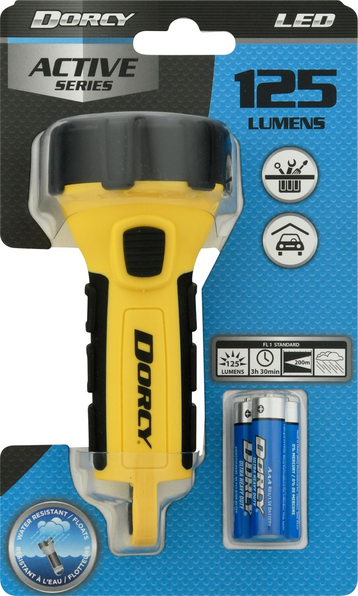 slide 8 of 9, DORCY 3Aaa Led Floating Flashlight Yellow, 1 ea