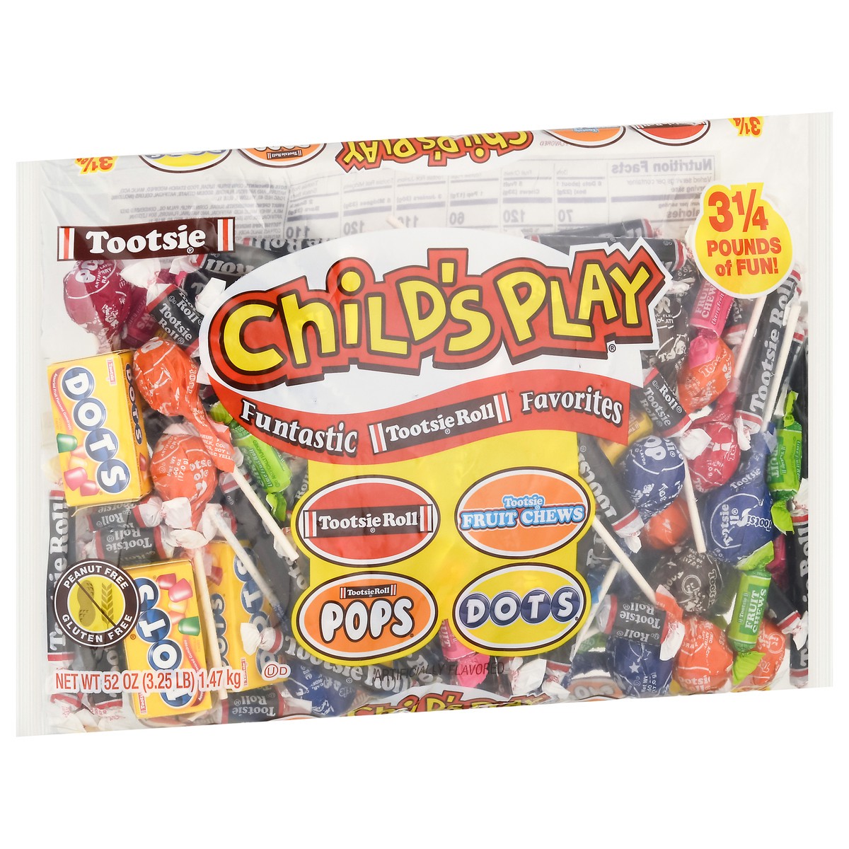slide 3 of 9, Tootsie Childs Play Funtastic Favorites Candy 52 oz, 52 oz