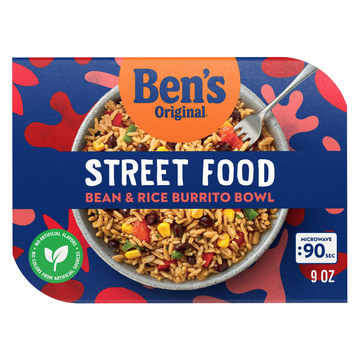 slide 1 of 5, BEN's ORIGINAL Street Food Bean & Rice Burrito Bowl, 1 ct