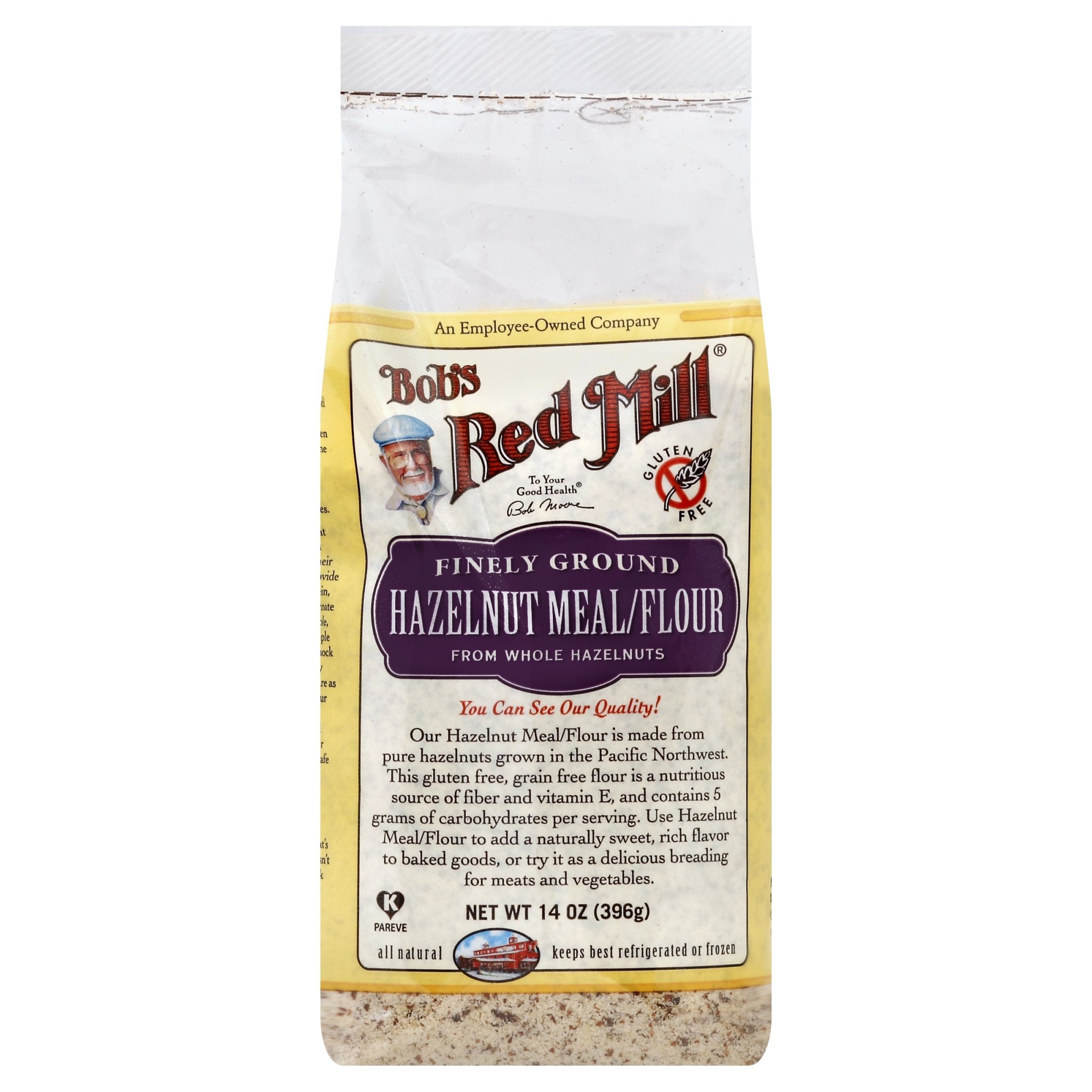 slide 1 of 5, Bob's Red Mill Finely Ground Hazelnut Meal Flour, 14 oz