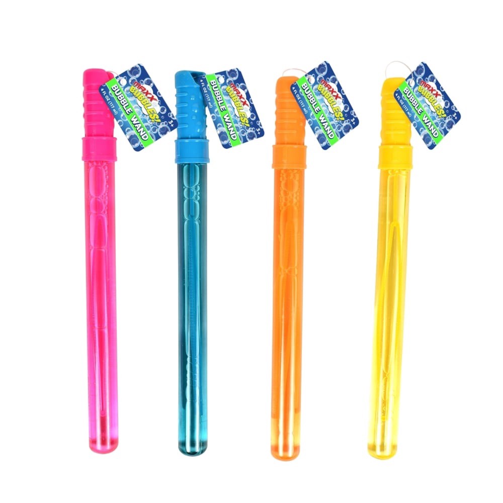 slide 2 of 3, Maxx Bubbles Bubble Wand - Assorted, 4 fl oz