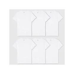 Hanes Men's 6pk V-Neck T-Shirt - White - S